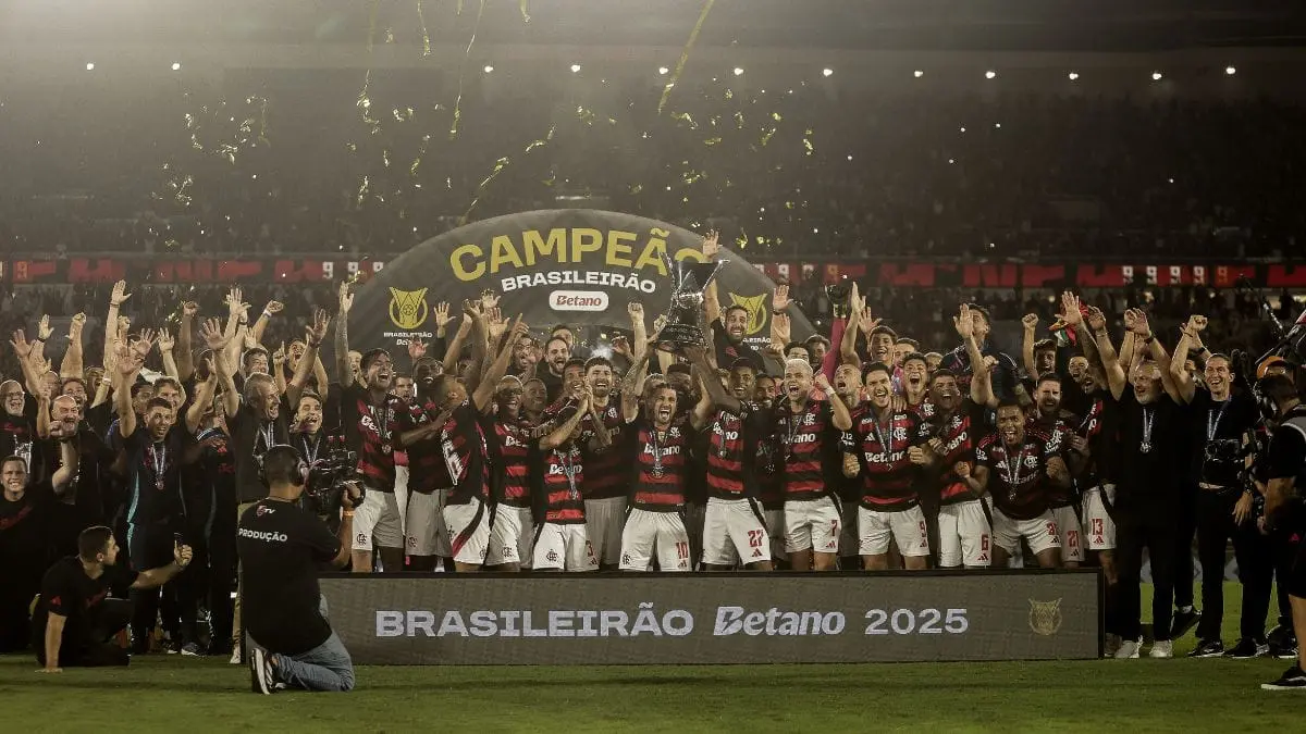 Flamengo é campeão pela nona vez no Brasileiro Foto Gilvan de Souza Flamengo