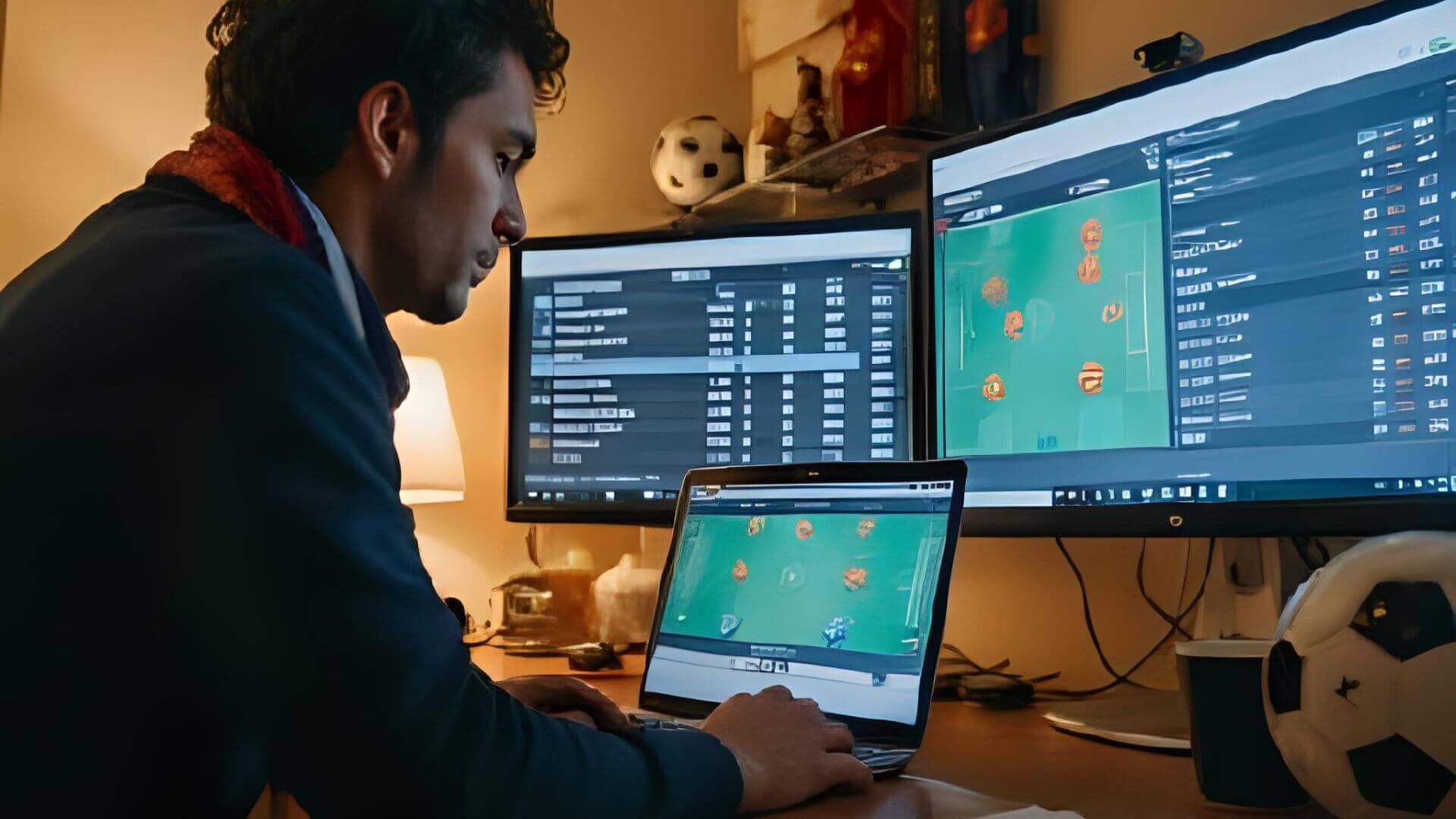 Apostador analisa estatistica de jogos