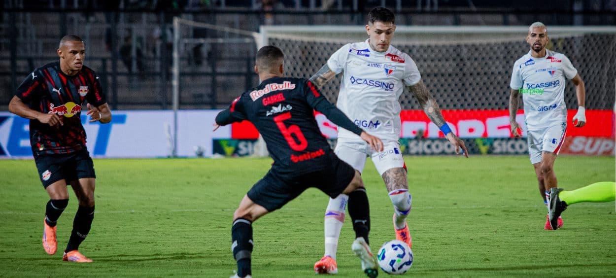 Fortaleza vence o Bragantino. Créditos Mateus Lotif
